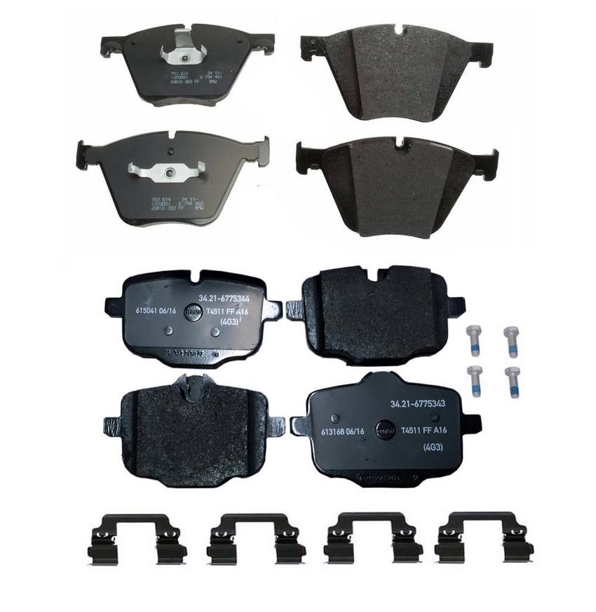 BMW Disc Brakes Kit - Pads Front and Rear